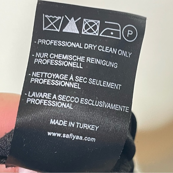 SAFIYAA Goldie stretch-crepe ankle crop straight-leg pants sz 42 US 10 - Picture 4 of 9